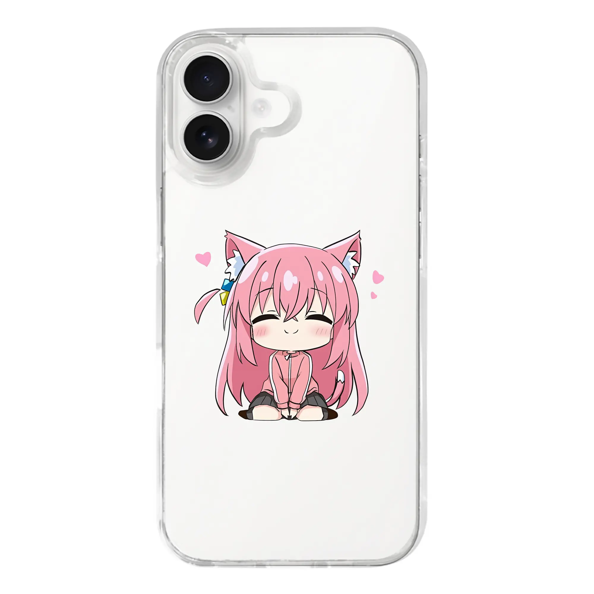 ぼっちざろっく！ グッズ,後藤ひとり - iPhone 17シリーズ 透明スマホケース – 薄型・耐衝撃・精密フィット保護カバー